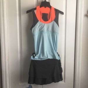 Lucky in Love tennis outfit.